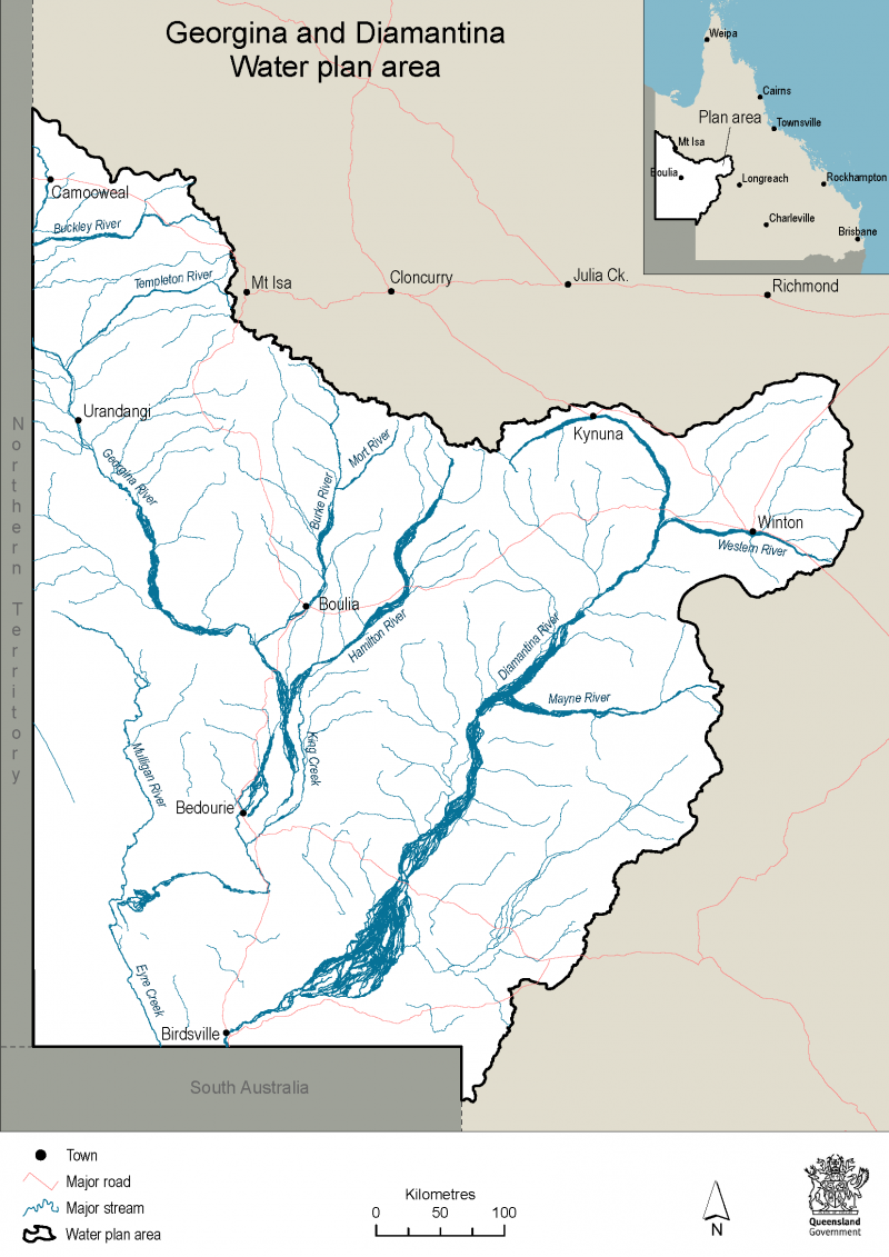 Water plan area map
